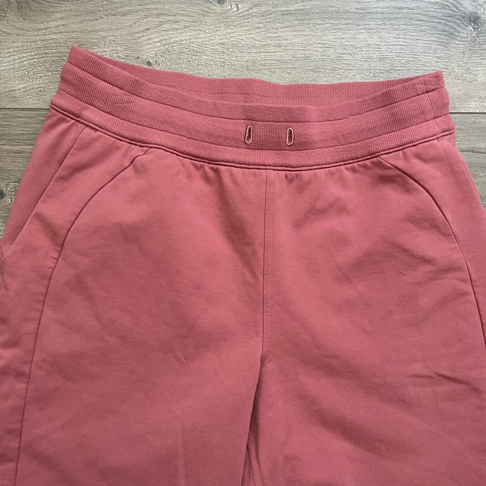 Lululemon Scuba High-Rise French Terry Jogger Women’s Size 8 briar rose pink - Picture 3 of 9